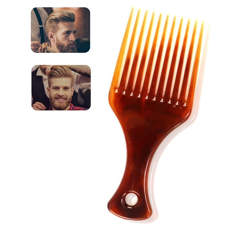 Afro Pick Comb - Wide Teeth Brush Pick Comb Fork