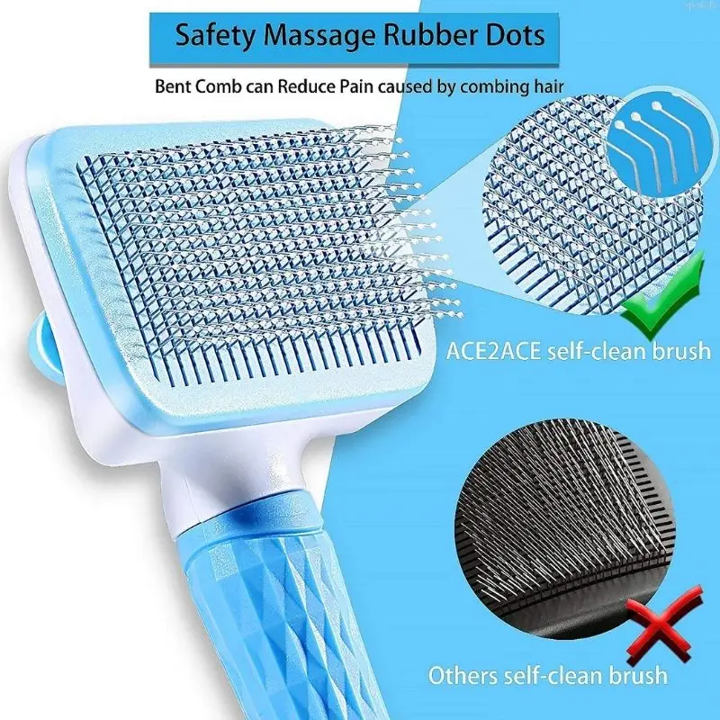 Dog Hair Remover Brush Cat Dog - Hair Care Long Hair ulasan dan harga