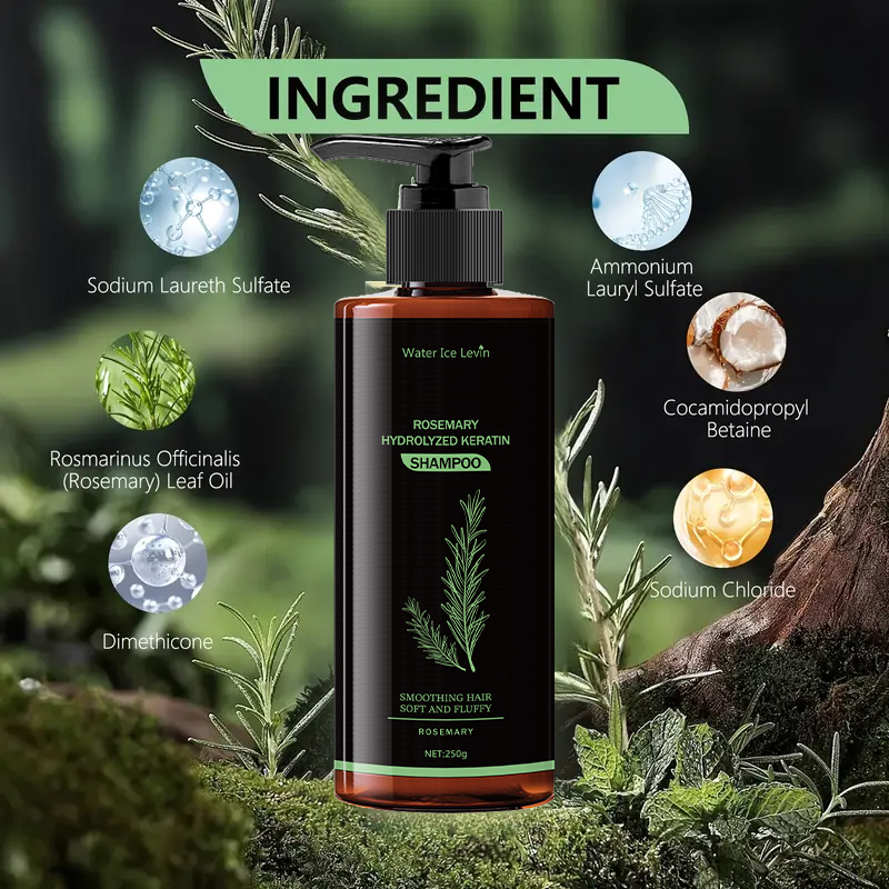 Rosemary Keratin Hydrolyzed Sh - Hair Care Keratin Shampoo ulasan dan harga