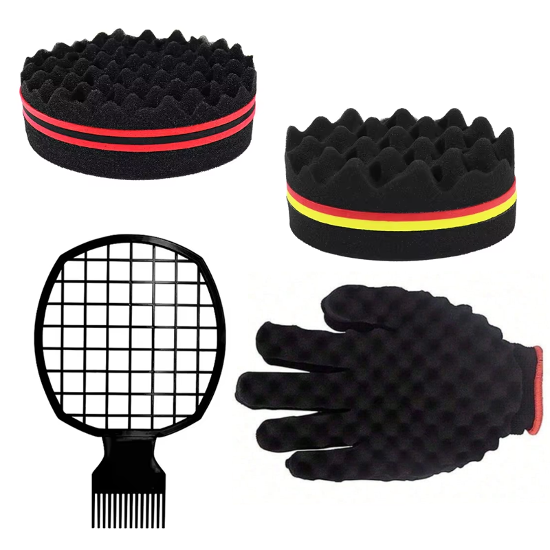 2pcs Afro Twist Hair Comb Spon - Afro Pick Comb ulasan dan harga