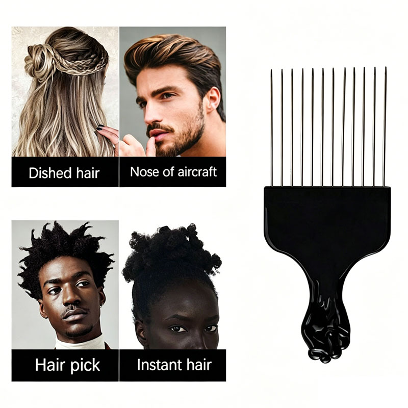 New Professional Wide Teeth Af - Afro Pick Comb ulasan dan harga