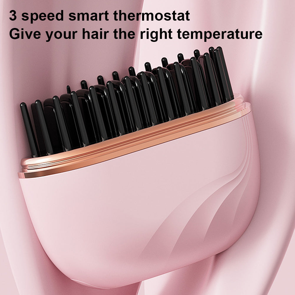 Hair straightening comb wirele - Hair Care Long Hair ulasan dan harga