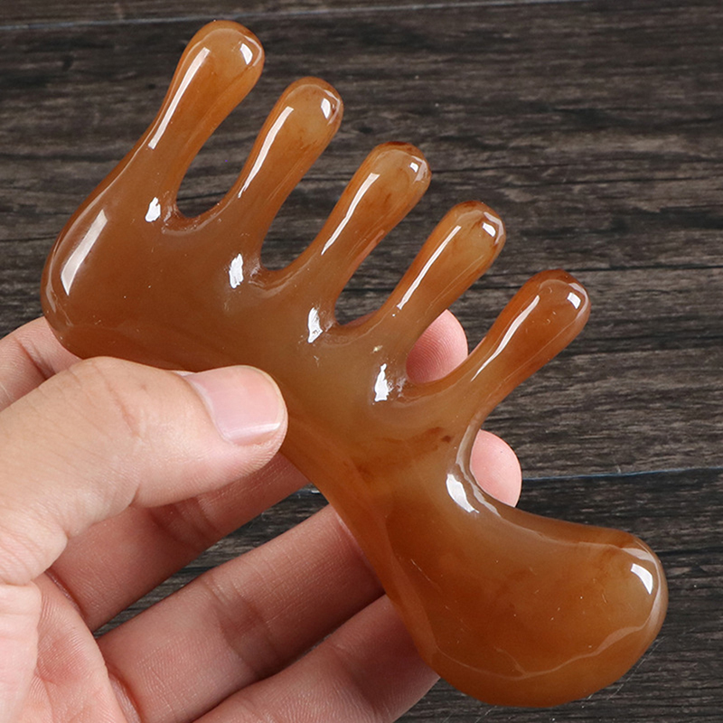 Natural Ox Horn Gua Sha Tools  - Hair Care Nature ulasan dan harga