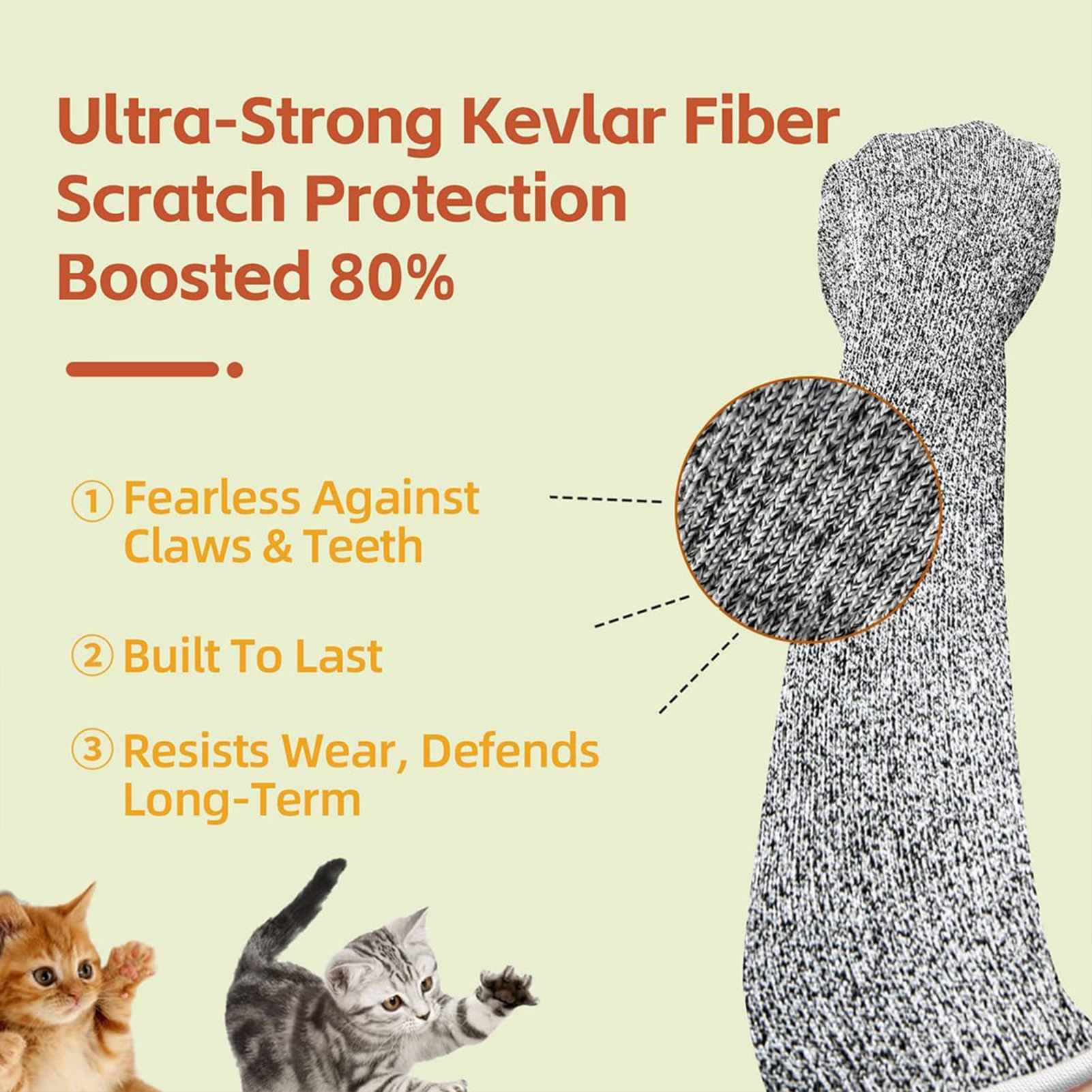 Pet Care Long Gloves 40cm Scra - Hair Care Long Hair ulasan dan harga