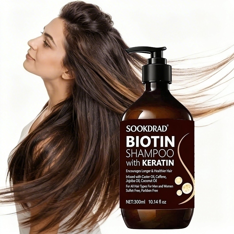 Biotin Keratin Hair Shampoo, L - Hair Care Keratin Shampoo ulasan dan harga