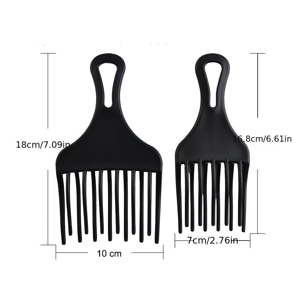 Wide Teeth Brush Pick Comb For - Afro Pick Comb ulasan dan harga