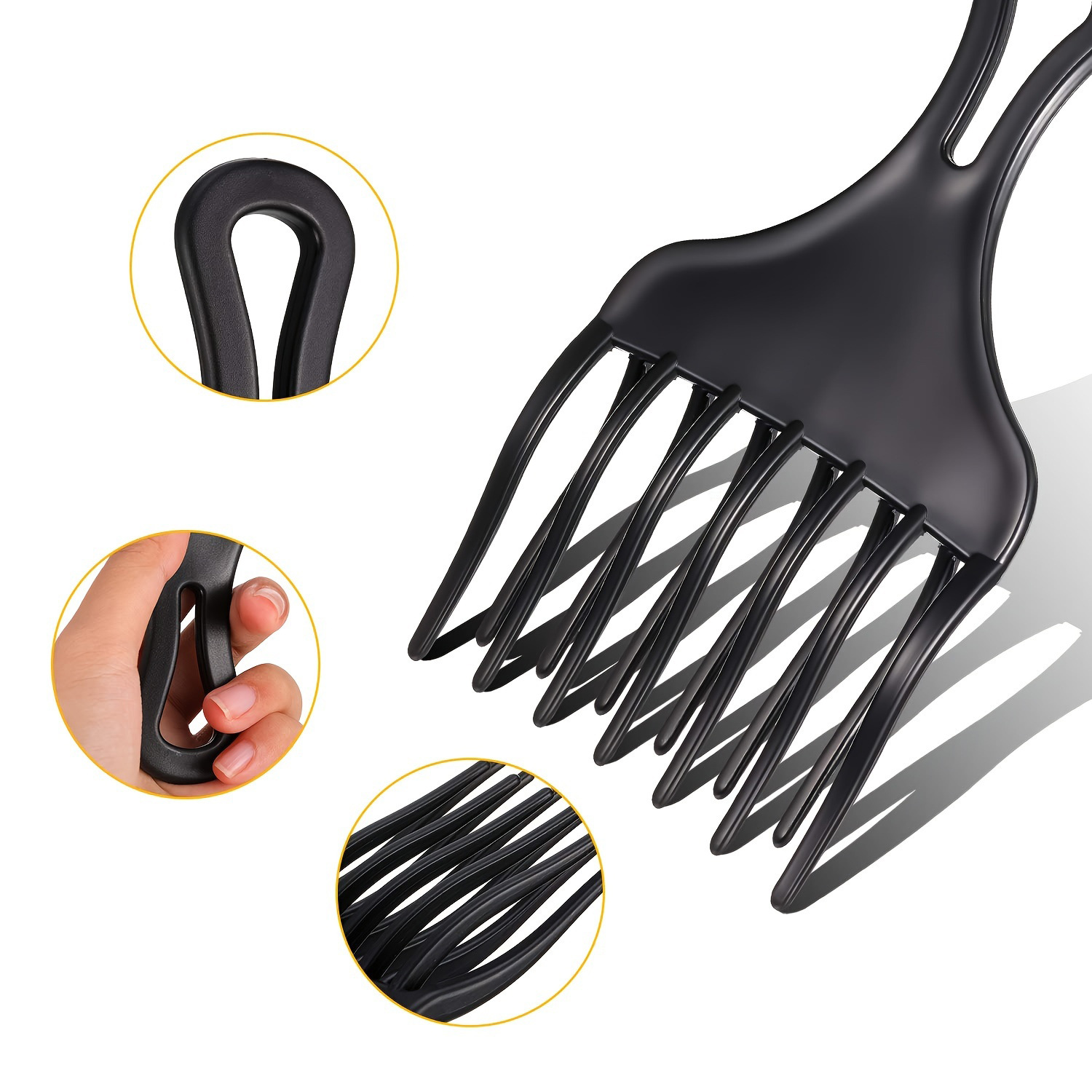 Wide Teeth Brush Pick Comb For - Afro Pick Comb ulasan dan harga