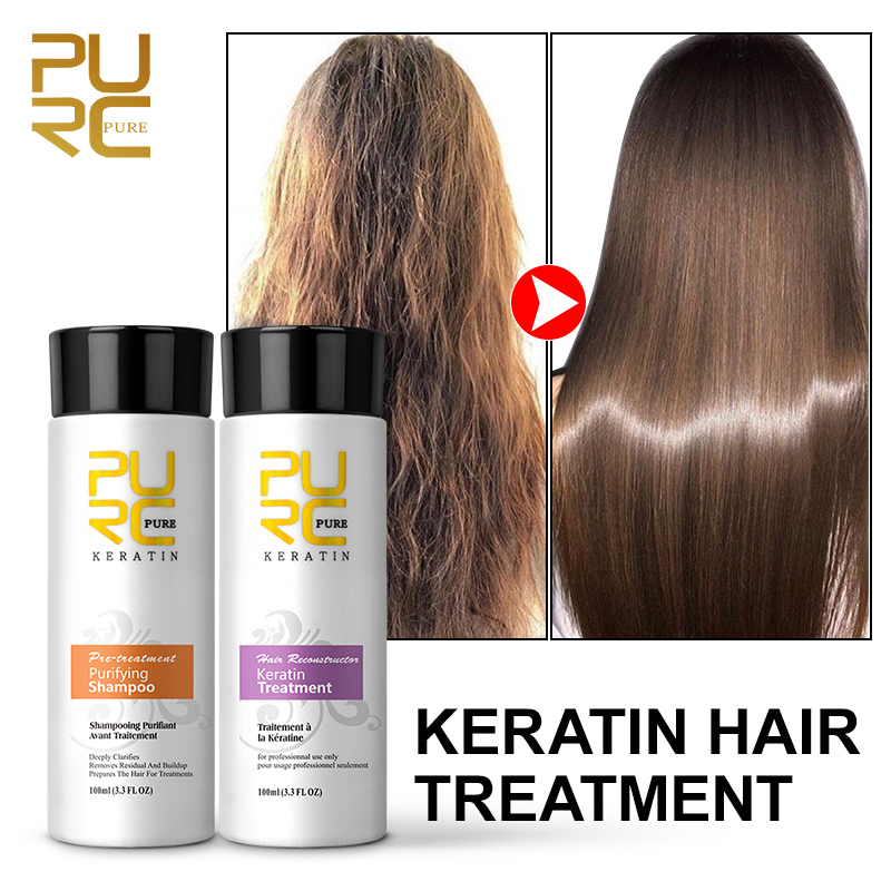 PURC Brazilian Keratin Hair Tr - Hair Care Keratin Shampoo ulasan dan harga