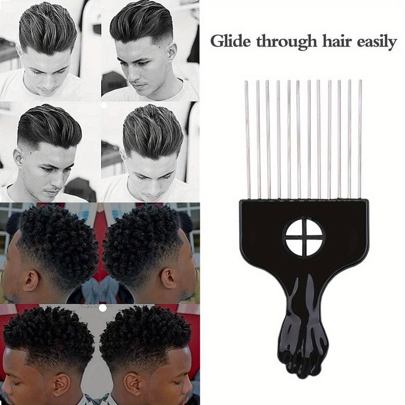 2Pcs Metal Afro Pick Combs for - Afro Pick Comb ulasan dan harga