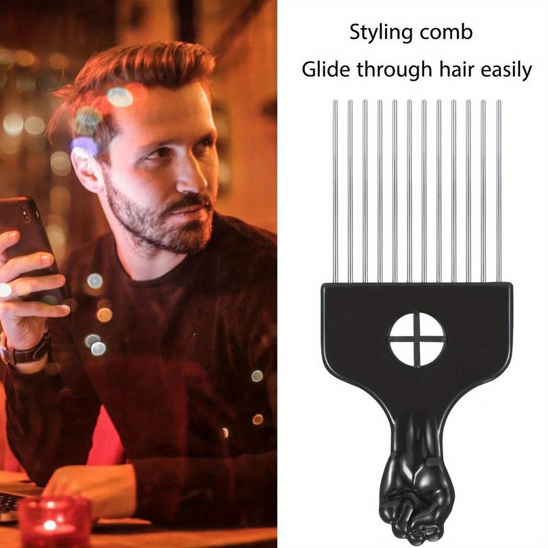 2Pcs Metal Afro Pick Combs for - Afro Pick Comb ulasan dan harga