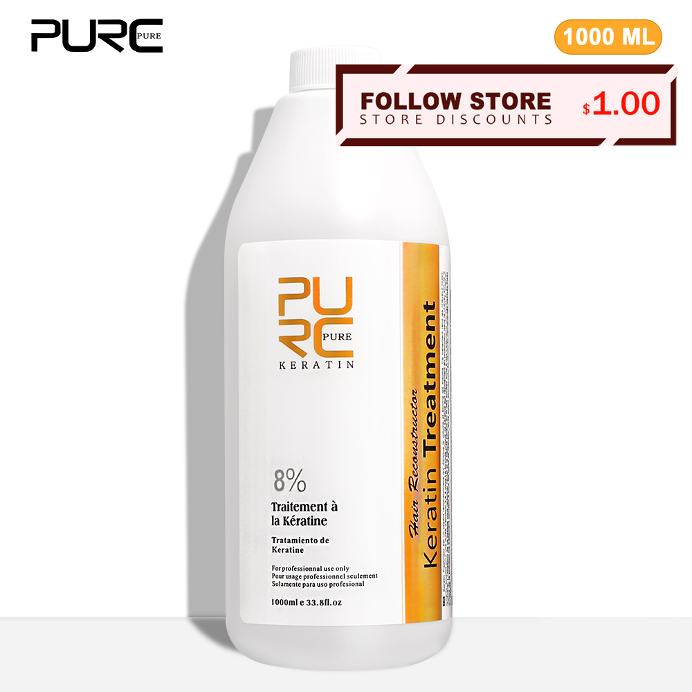 PURC 8% Keratin Smoothing Trea - Hair Care Keratin Shampoo ulasan dan harga