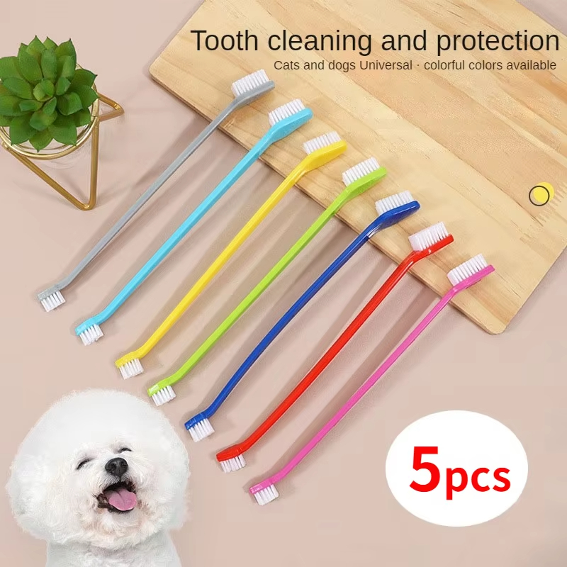 5pcs/set Long Handle Pet Tooth - Hair Care Long Hair ulasan dan harga