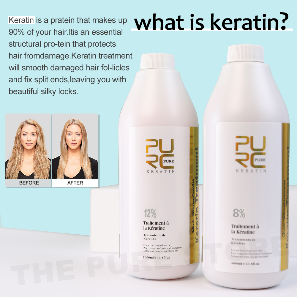 PURC 12% Keratin Smoothing Hai - Hair Care Keratin Shampoo ulasan dan harga
