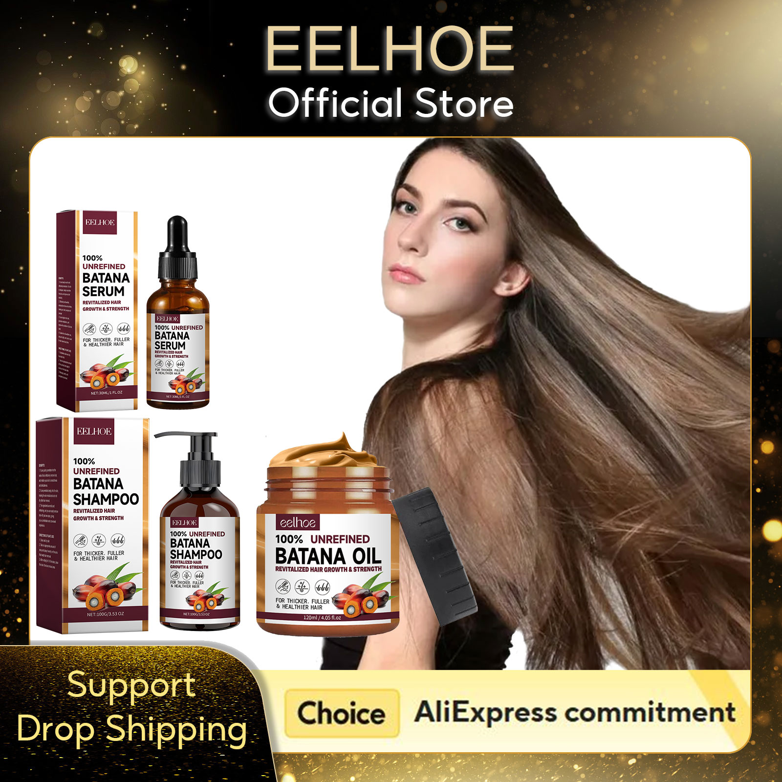 EELHOE Natural Batana Oil Deep - Hair Care Keratin Shampoo ulasan dan harga
