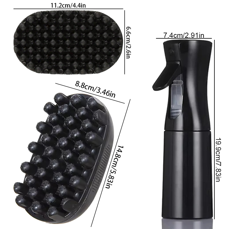 2pcs/set Curly Hair Sponge Twi - Afro Pick Comb ulasan dan harga