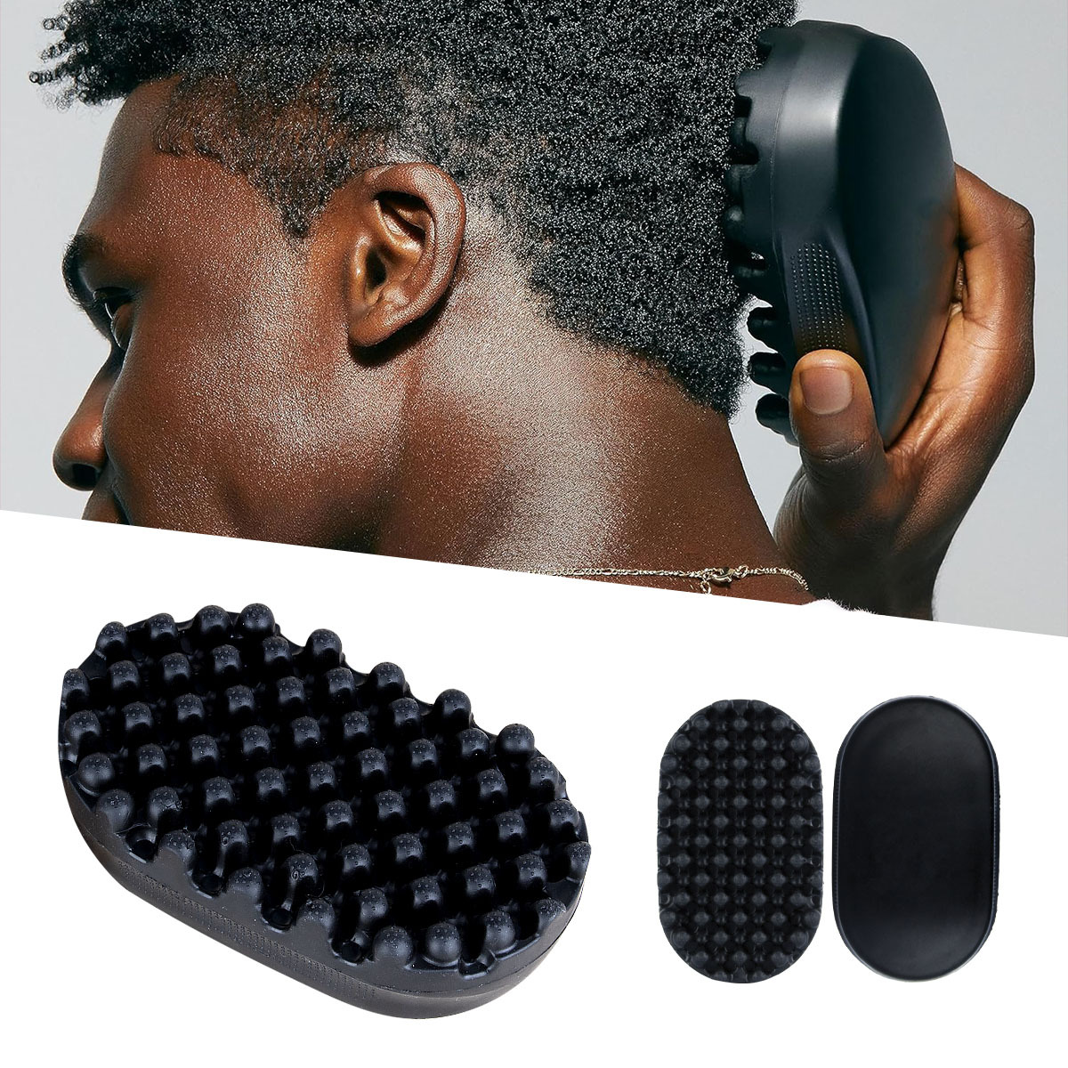 Professional Curly Hair Sponge - Afro Pick Comb ulasan dan harga