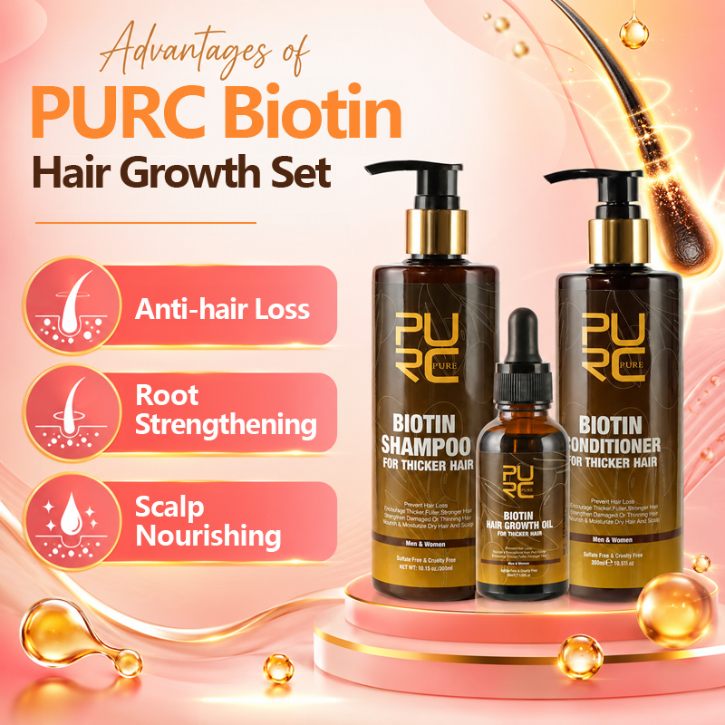 PURC Biotin Hair Growth Oil Sh - Hair Care Keratin Shampoo ulasan dan harga