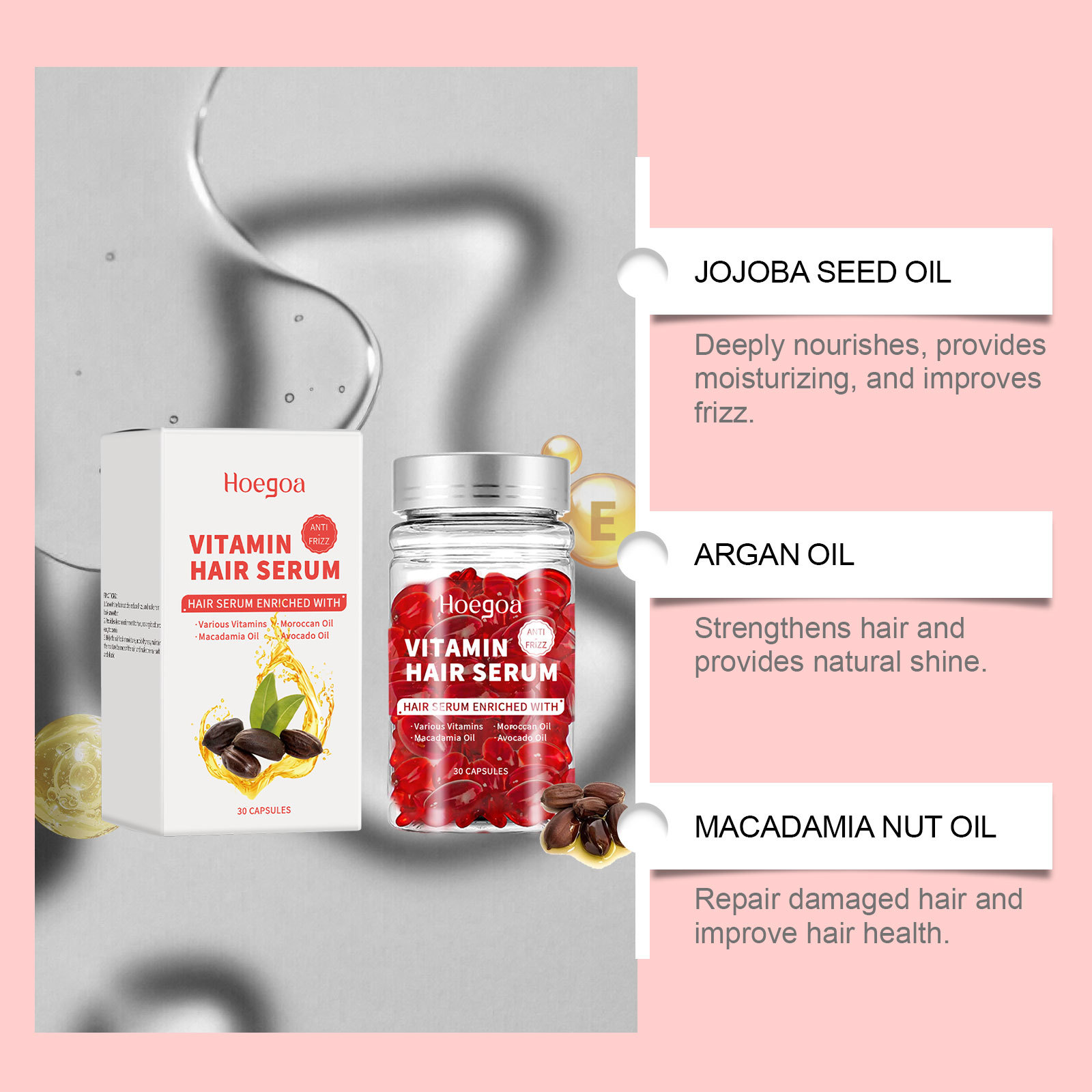 Vitamin Hair Care Serum Capsul - Hair Care Long Hair ulasan dan harga
