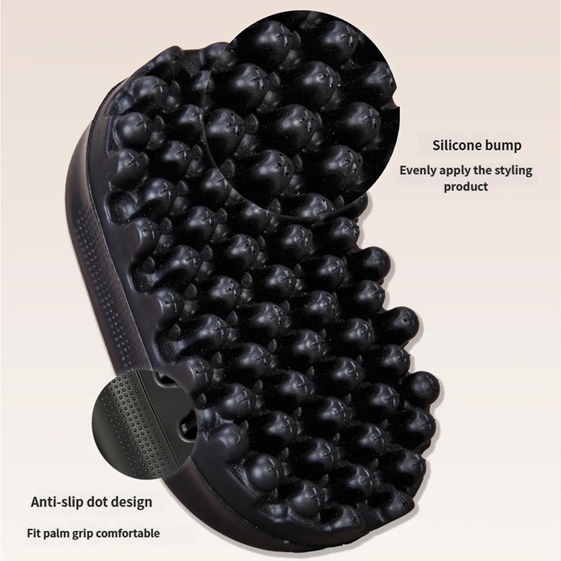 Silicone Magic Twist Hair Brus - Afro Pick Comb ulasan dan harga