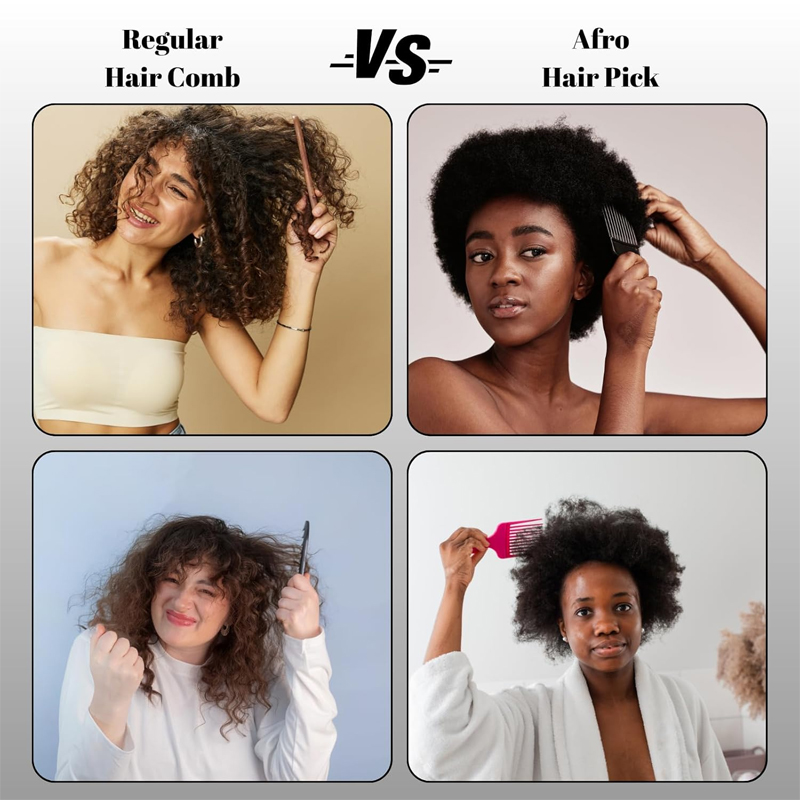 Silicone Magic Twist Hair Brus - Afro Pick Comb ulasan dan harga